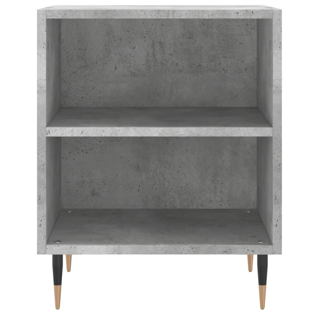 Noční Stolky 2 Ks Betonově Šedé 40X30X50 Cm Kompozitní Dřevo