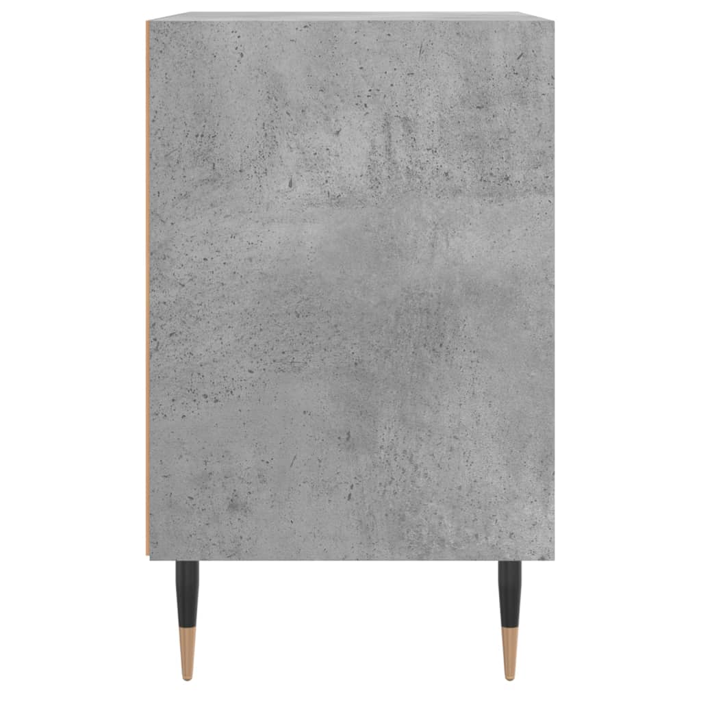 Noční Stolky 2 Ks Betonově Šedé 40X30X50 Cm Kompozitní Dřevo