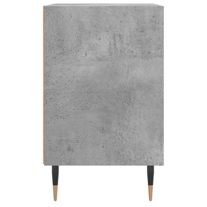 Noční Stolky 2 Ks Betonově Šedé 40X30X50 Cm Kompozitní Dřevo