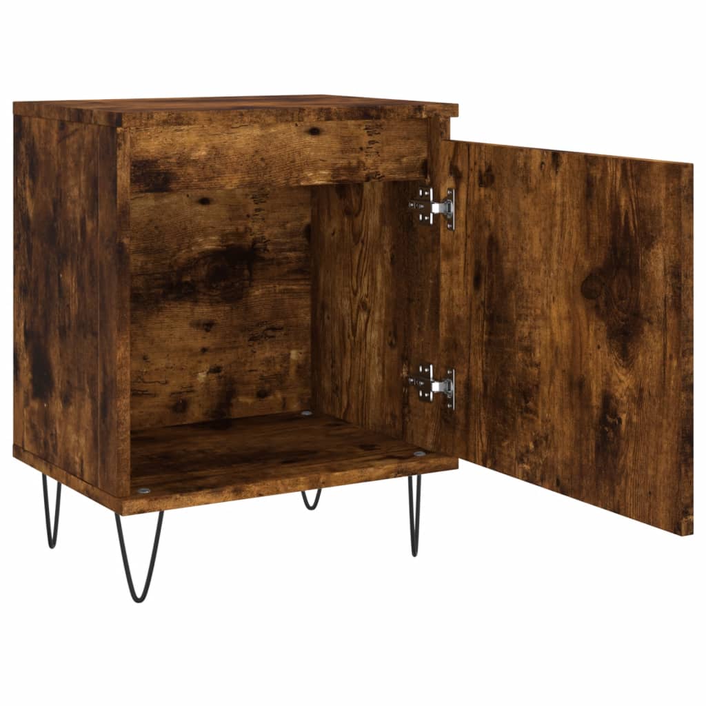 Noční Stolky 2 Ks 40 X 30 X 50 Cm Kompozitní Dřevo