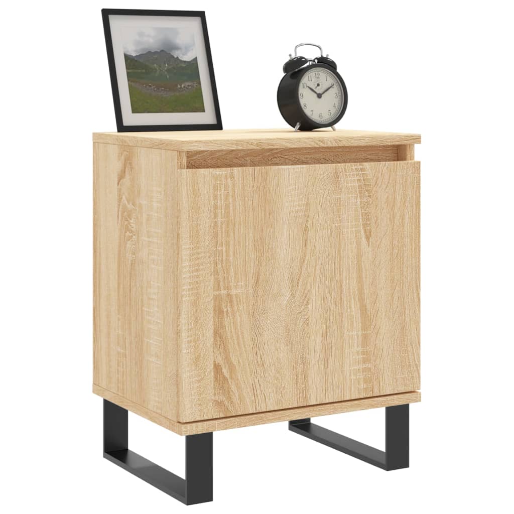 Noční Stolky 2 Ks Dub Sonoma 40 X 30 X 50 Cm Kompozitní Dřevo