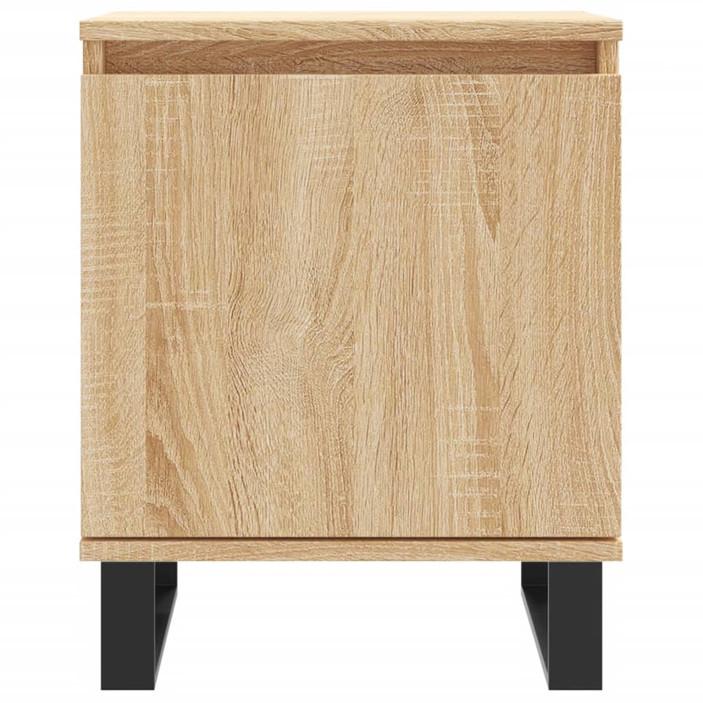 Noční Stolky 2 Ks Dub Sonoma 40 X 30 X 50 Cm Kompozitní Dřevo