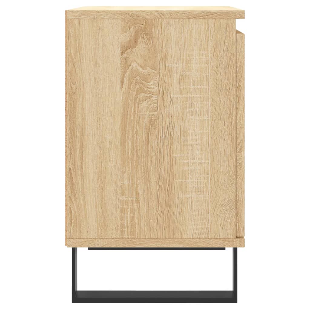 Noční Stolky 2 Ks Dub Sonoma 40 X 30 X 50 Cm Kompozitní Dřevo