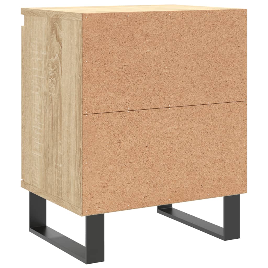 Noční Stolky 2 Ks Dub Sonoma 40 X 30 X 50 Cm Kompozitní Dřevo