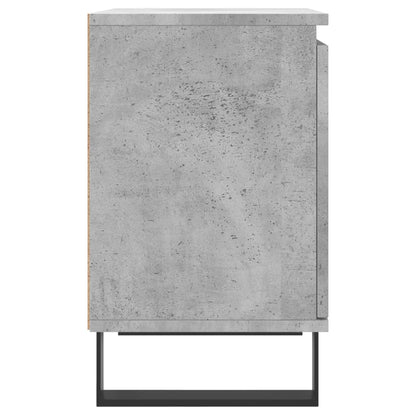 Noční Stolky 2 Ks Betonově Šedé 40X30X50 Cm Kompozitní Dřevo