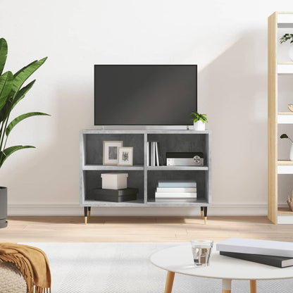 Tv Skříňka Šedá Sonoma 69,5 X 30 X 50 Cm Kompozitní Dřevo
