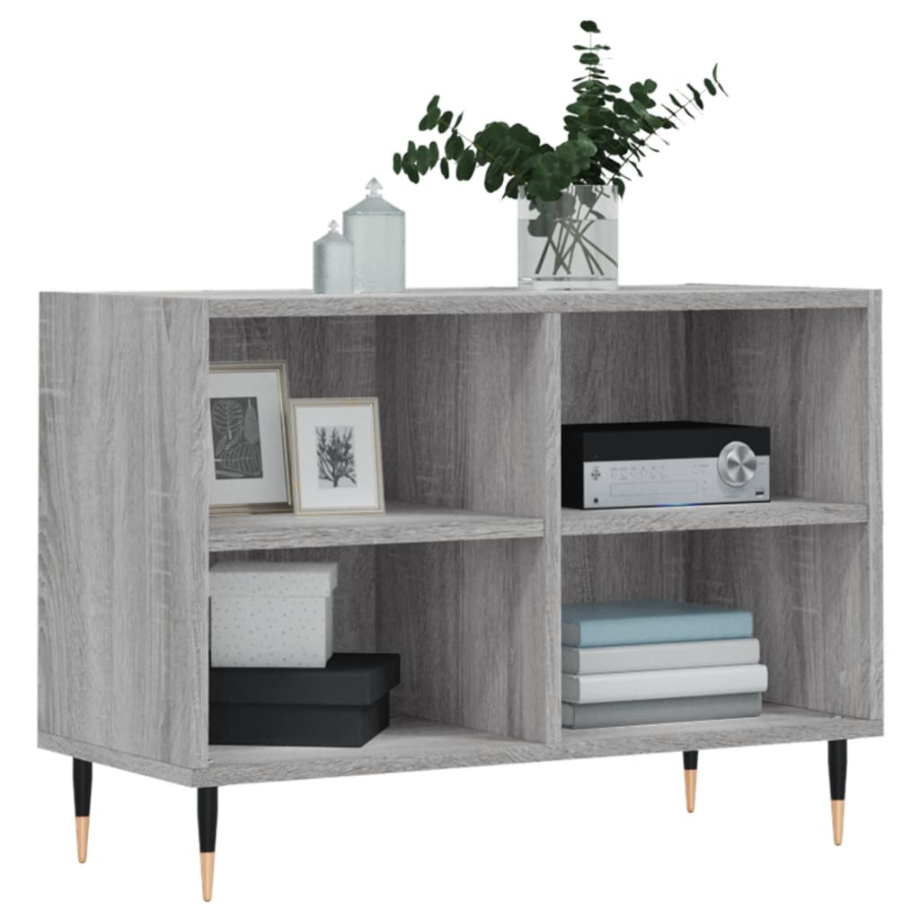 Tv Skříňka Šedá Sonoma 69,5 X 30 X 50 Cm Kompozitní Dřevo