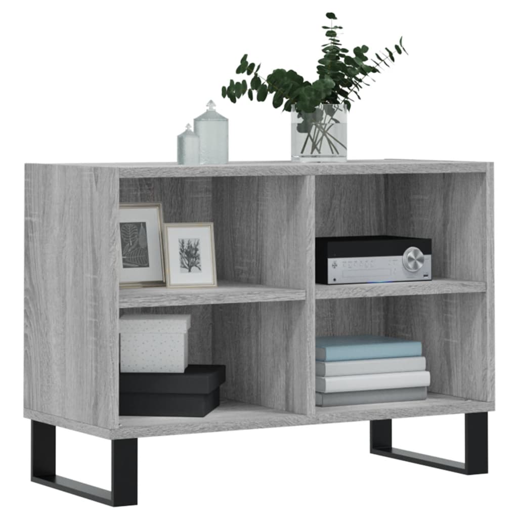 Tv Skříňka Šedá Sonoma 69,5 X 30 X 50 Cm Kompozitní Dřevo