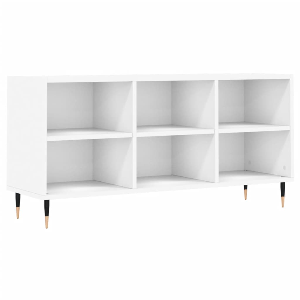 Tv Skříňka Bílá 103,5 X 30 X 50 Cm Kompozitní Dřevo