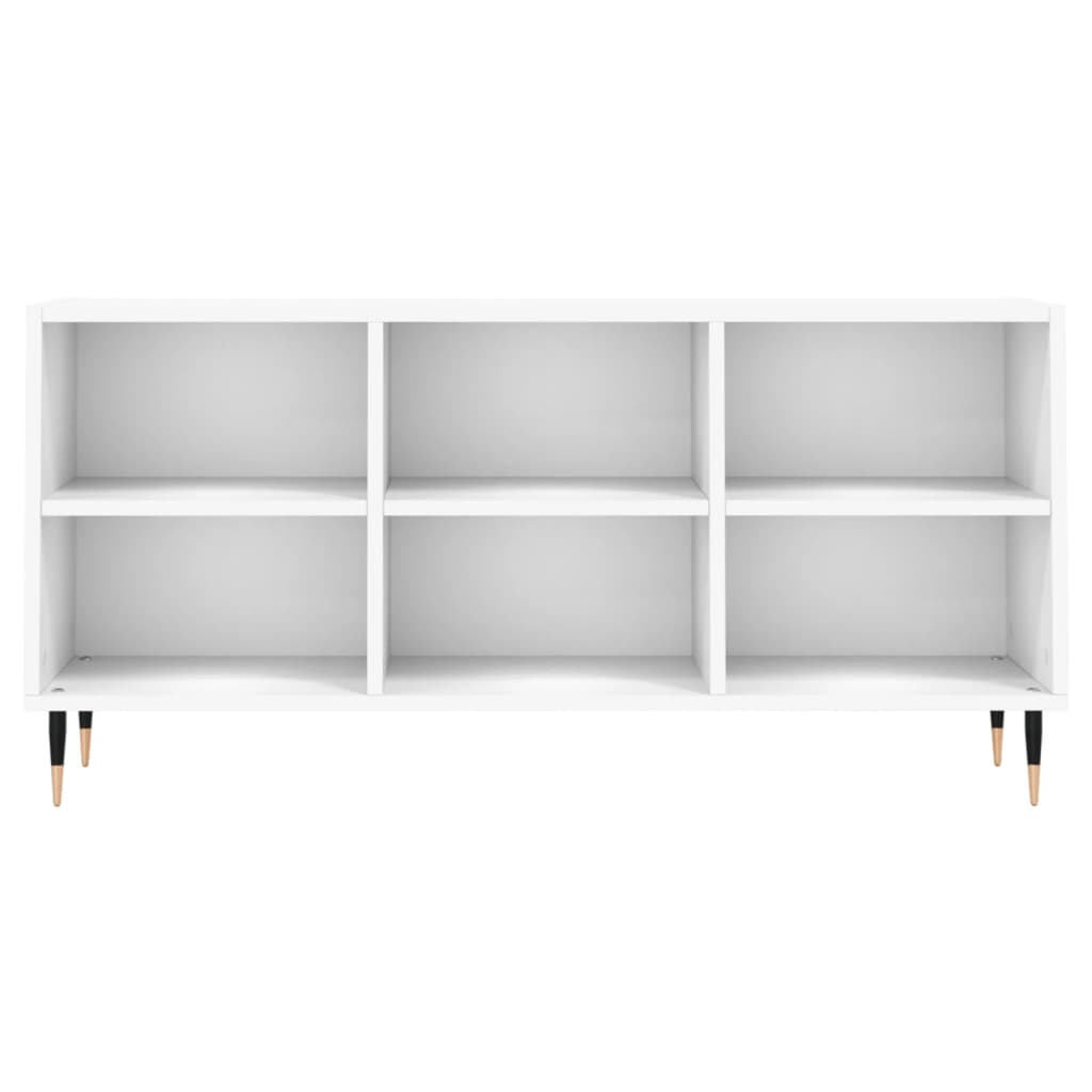 Tv Skříňka Bílá 103,5 X 30 X 50 Cm Kompozitní Dřevo