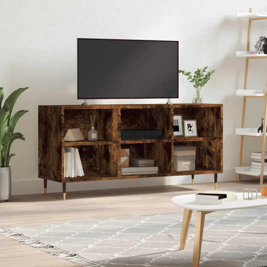 Tv Skříňka Kouřový Dub 103,5 X 30 X 50 Cm Kompozitní Dřevo