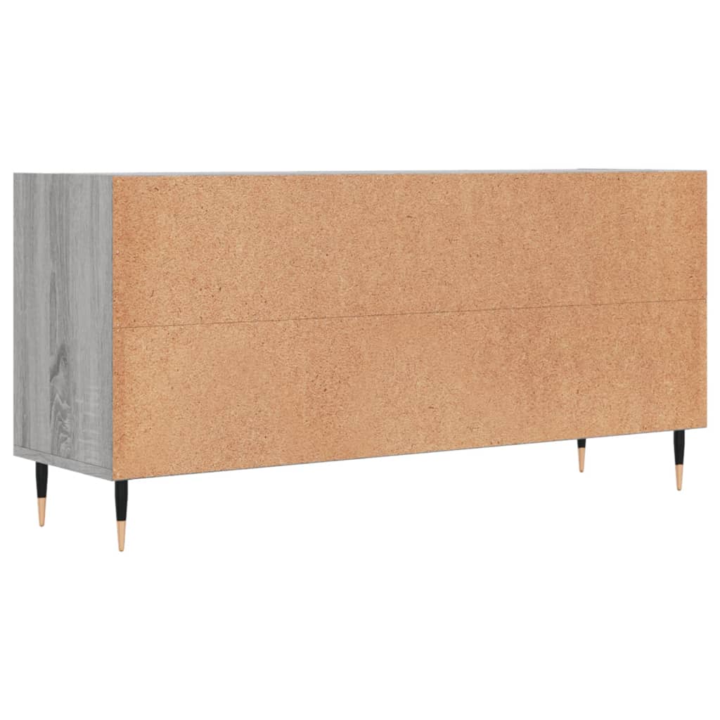 Tv Skříňka Šedá Sonoma 103,5 X 30 X 50 Cm Kompozitní Dřevo