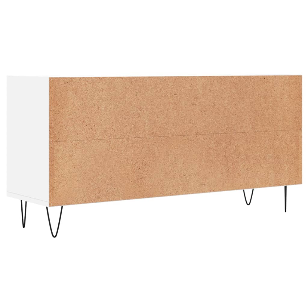 Tv Skříňka Bílá 103,5 X 30 X 50 Cm Kompozitní Dřevo