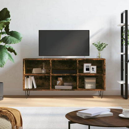 Tv Skříňka Kouřový Dub 103,5 X 30 X 50 Cm Kompozitní Dřevo