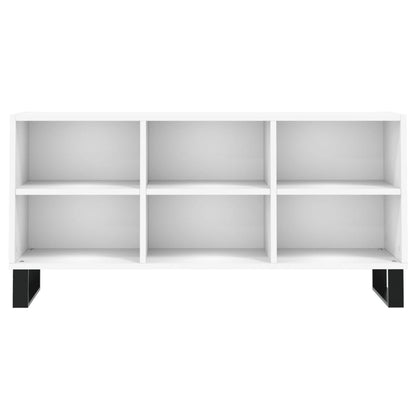 Tv Skříňka Bílá 103,5 X 30 X 50 Cm Kompozitní Dřevo