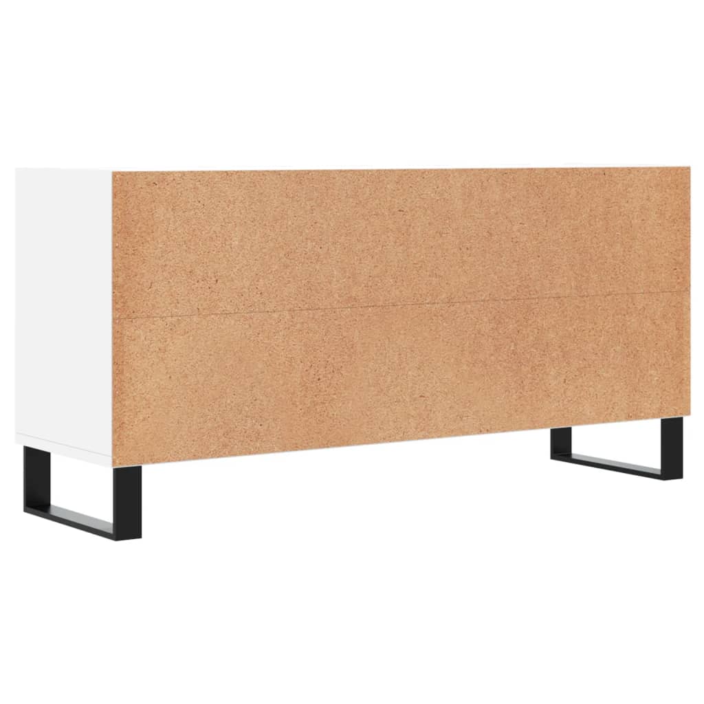 Tv Skříňka Bílá 103,5 X 30 X 50 Cm Kompozitní Dřevo
