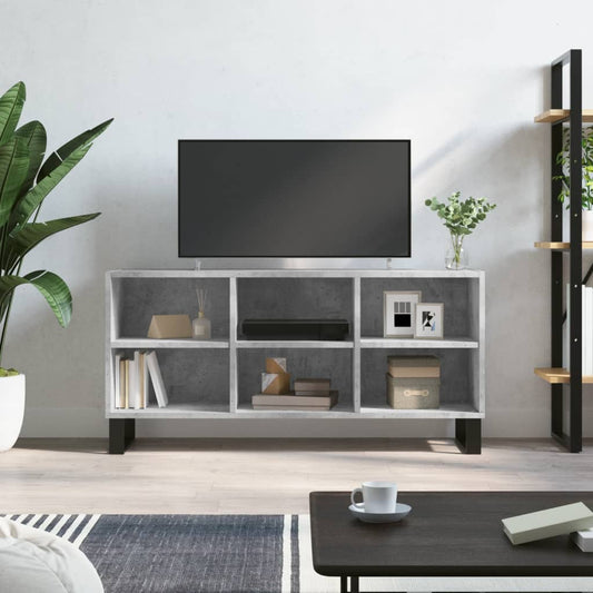 Tv Skříňka Betonově Šedá 103,5 X 30 X 50 Cm Kompozitní Dřevo