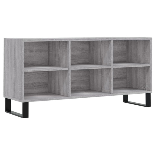 Tv Skříňka Šedá Sonoma 103,5 X 30 X 50 Cm Kompozitní Dřevo