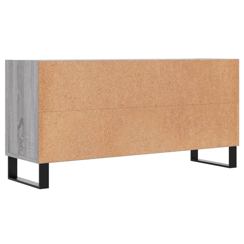 Tv Skříňka Šedá Sonoma 103,5 X 30 X 50 Cm Kompozitní Dřevo