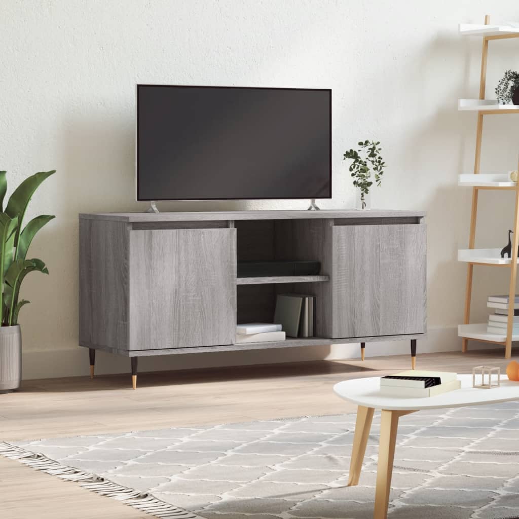 Tv Skříňka 104 X 35 X 50 Cm Kompozitní Dřevo