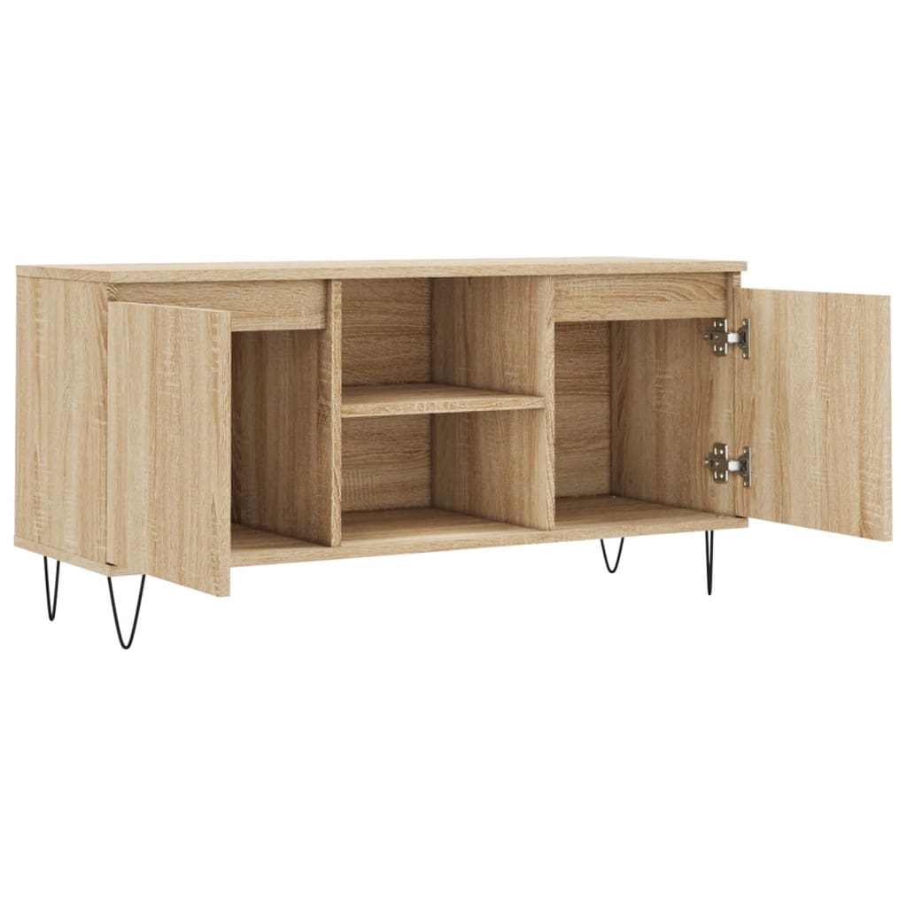 Tv Skříňka Dub Sonoma 104 X 35 X 50 Cm Kompozitní Dřevo