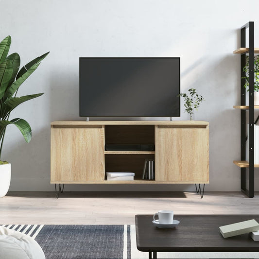 Tv Skříňka Dub Sonoma 104 X 35 X 50 Cm Kompozitní Dřevo