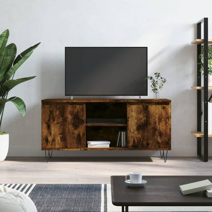 Tv Skříňka Šedá Sonoma 104 X 35 X 50 Cm Kompozitní Dřevo