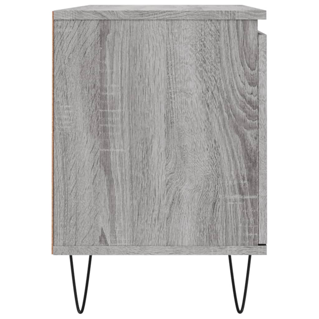 Tv Skříňka Šedá Sonoma 104 X 35 X 50 Cm Kompozitní Dřevo