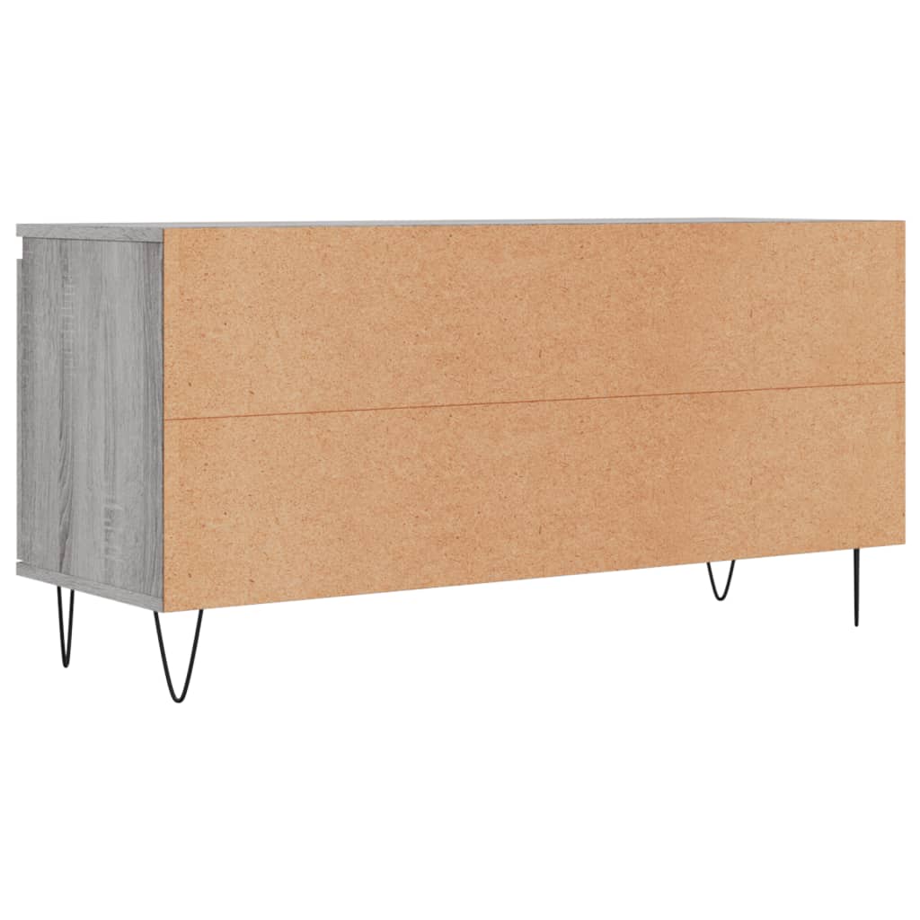 Tv Skříňka Šedá Sonoma 104 X 35 X 50 Cm Kompozitní Dřevo