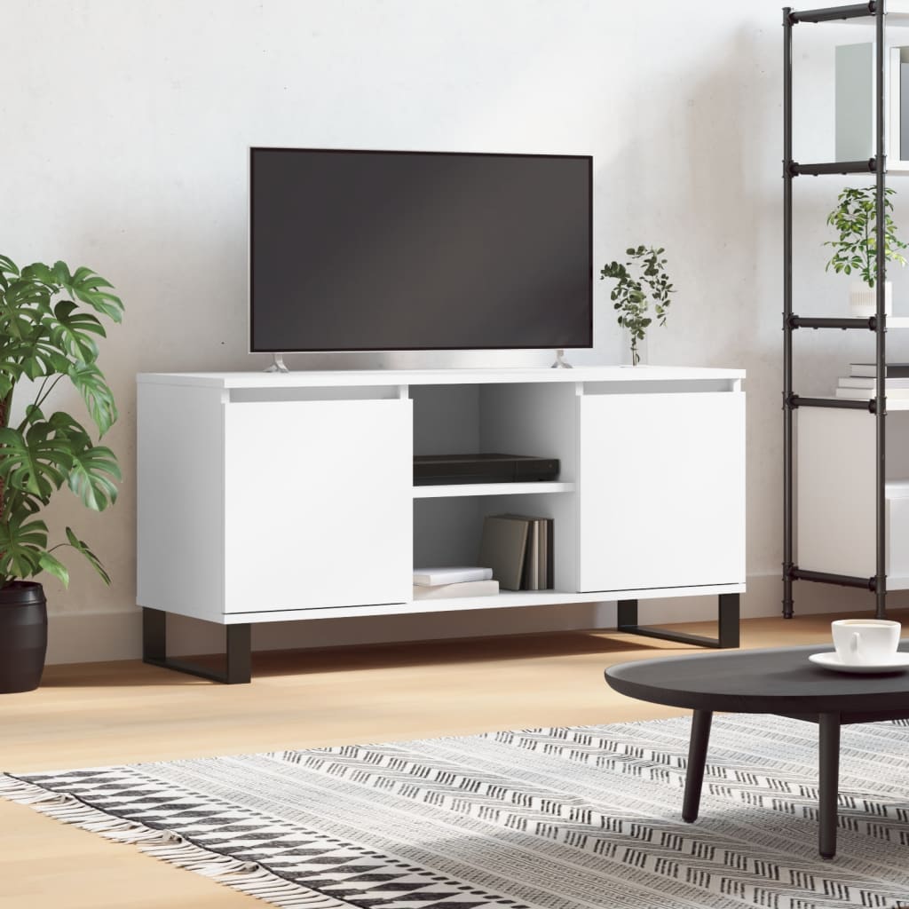 Tv Skříňka 104 X 35 X 50 Cm Kompozitní Dřevo