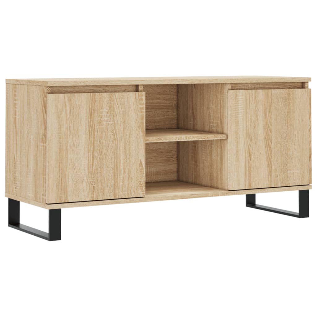 Tv Skříňka Dub Sonoma 104 X 35 X 50 Cm Kompozitní Dřevo