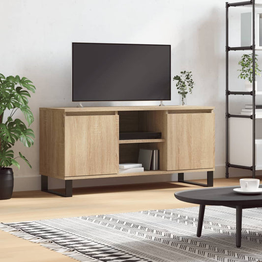 Tv Skříňka Dub Sonoma 104 X 35 X 50 Cm Kompozitní Dřevo