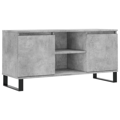 Tv Skříňka Betonově Šedá 104 X 35 X 50 Cm Kompozitní Dřevo