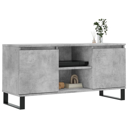 Tv Skříňka Betonově Šedá 104 X 35 X 50 Cm Kompozitní Dřevo