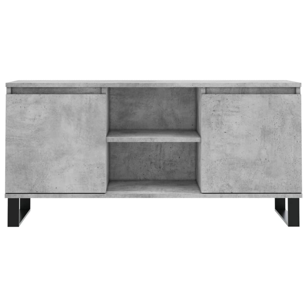 Tv Skříňka Betonově Šedá 104 X 35 X 50 Cm Kompozitní Dřevo