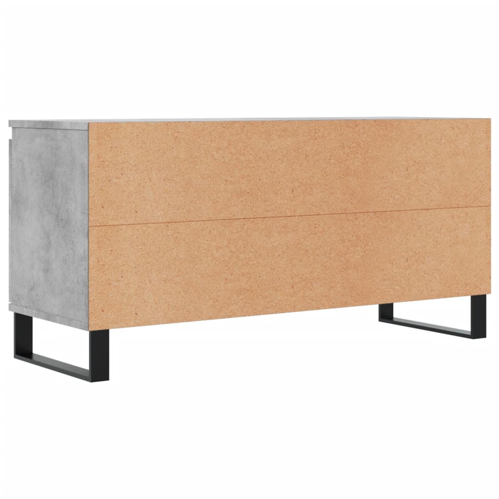 Tv Skříňka Betonově Šedá 104 X 35 X 50 Cm Kompozitní Dřevo