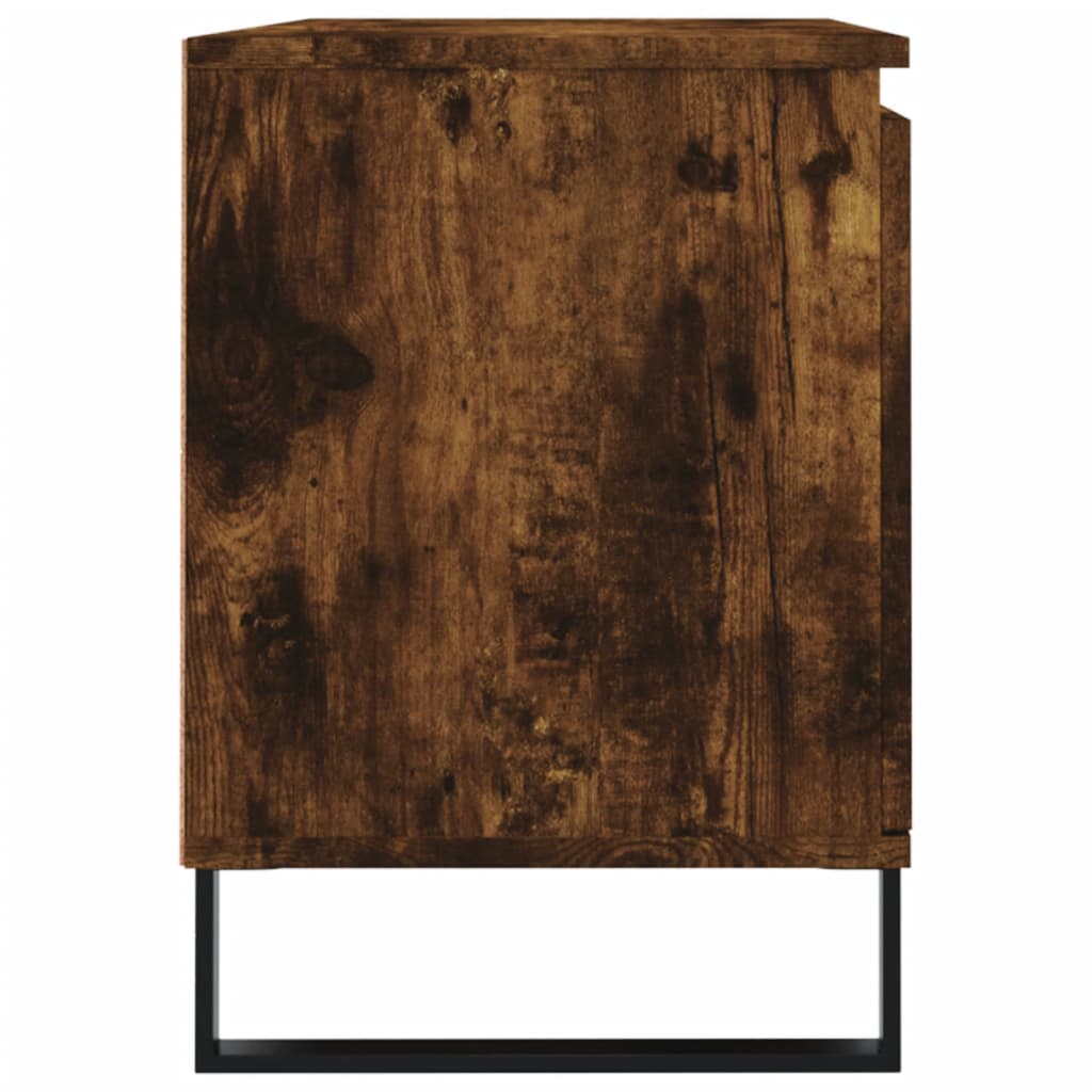 Tv Skříňka Kouřový Dub 104 X 35 X 50 Cm Kompozitní Dřevo