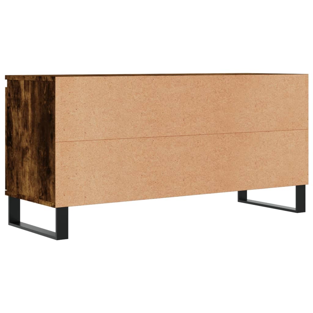 Tv Skříňka Kouřový Dub 104 X 35 X 50 Cm Kompozitní Dřevo
