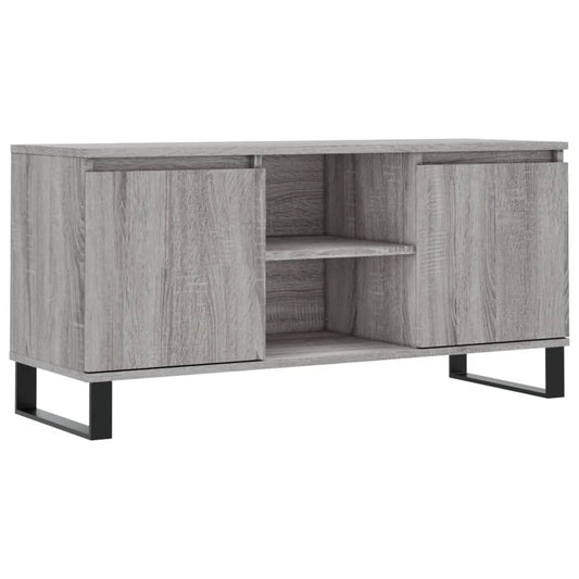 Tv Skříňka Šedá Sonoma 104 X 35 X 50 Cm Kompozitní Dřevo