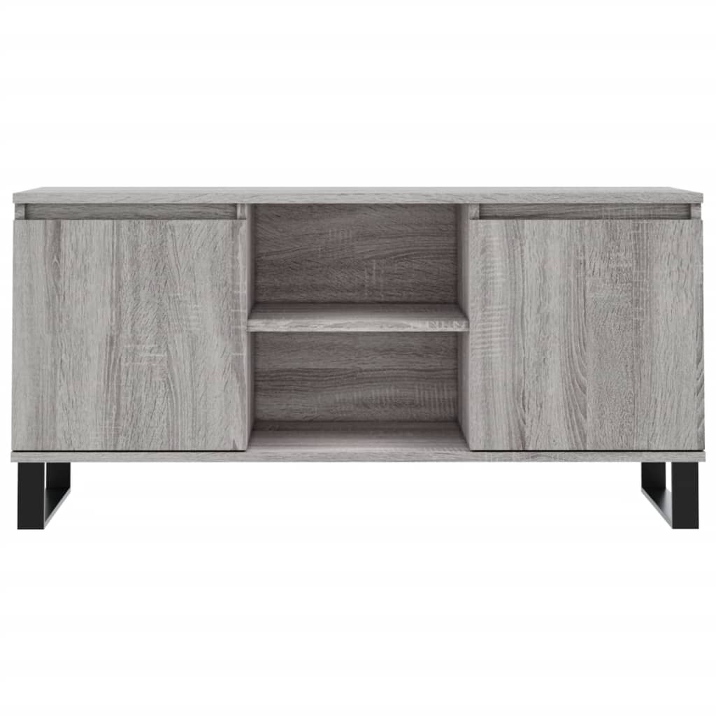 Tv Skříňka Šedá Sonoma 104 X 35 X 50 Cm Kompozitní Dřevo