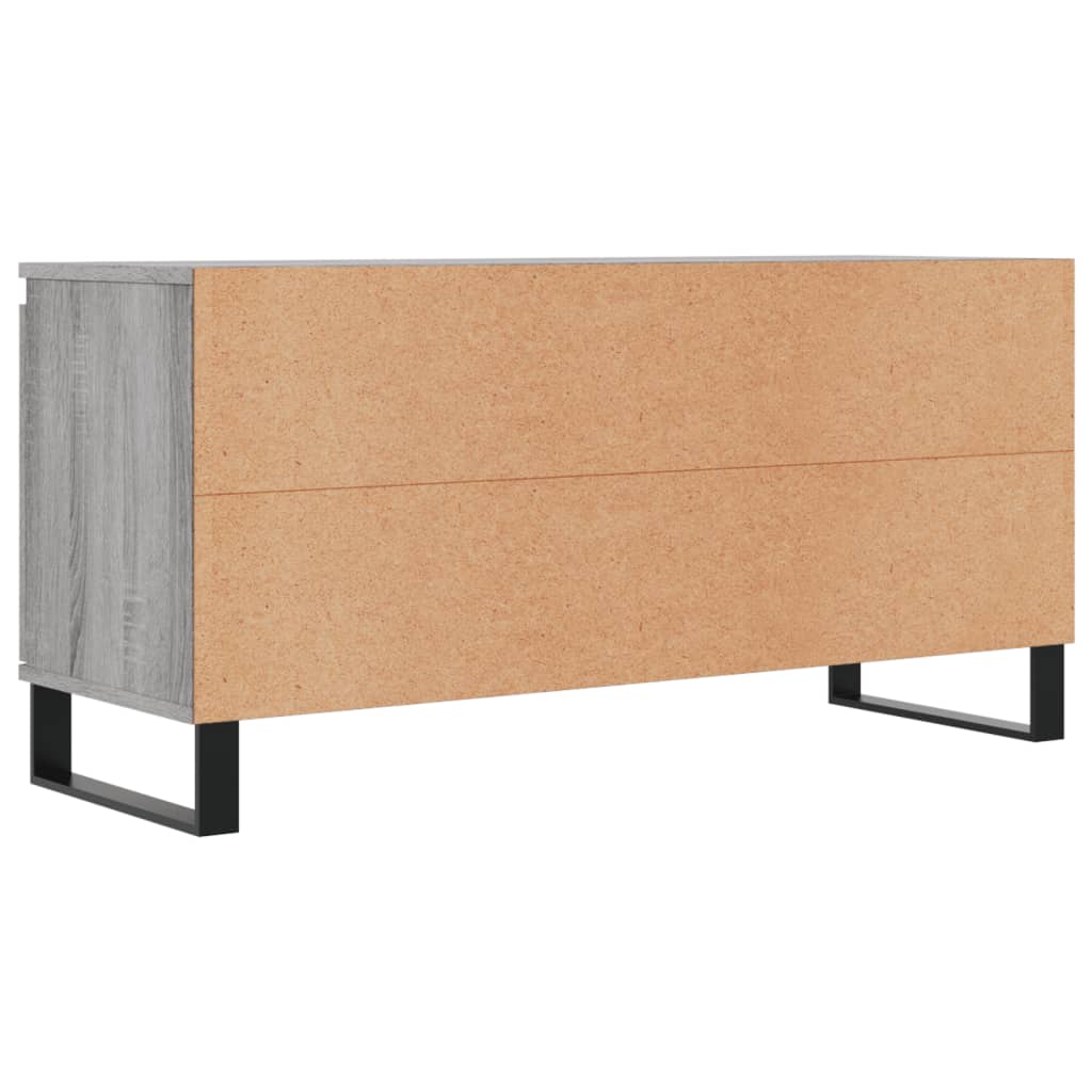 Tv Skříňka Šedá Sonoma 104 X 35 X 50 Cm Kompozitní Dřevo