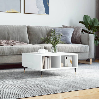Konferenční Stolek Betonově Šedý 60X60X30 Cm Kompozitní Dřevo