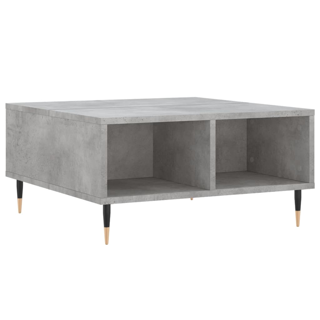 Konferenční Stolek Betonově Šedý 60X60X30 Cm Kompozitní Dřevo