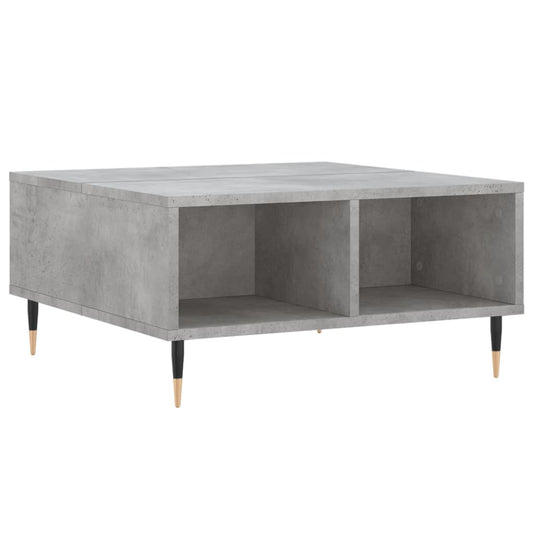 Konferenční Stolek Betonově Šedý 60X60X30 Cm Kompozitní Dřevo