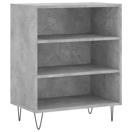 Příborník Betonově Šedý 57 X 35 X 70 Cm Kompozitní Dřevo