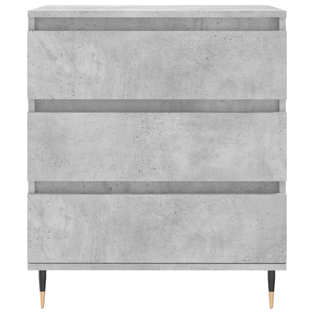 Příborník Betonově Šedý 60 X 35 X 70 Cm Kompozitní Dřevo