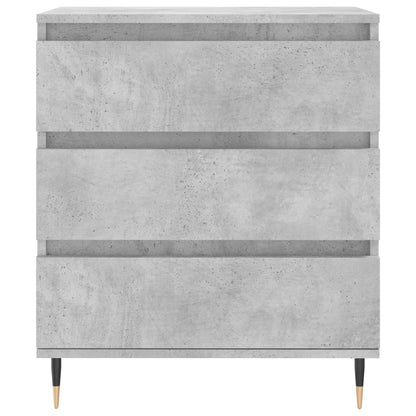 Příborník Betonově Šedý 60 X 35 X 70 Cm Kompozitní Dřevo