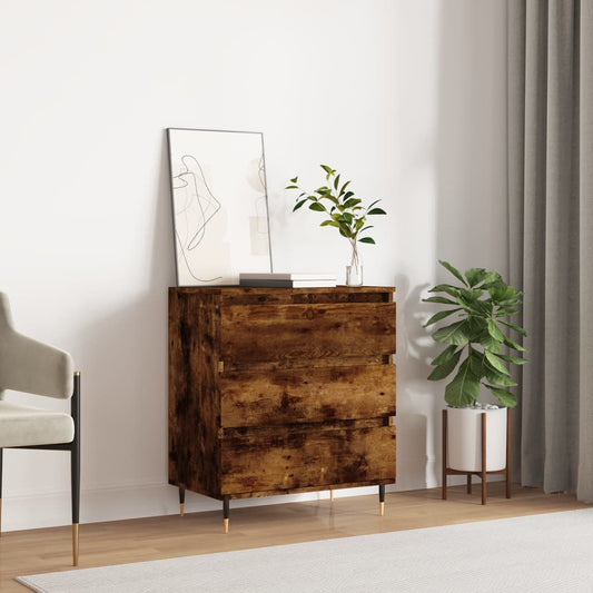 Příborník Kouřový Dub 60 X 35 X 70 Cm Kompozitní Dřevo