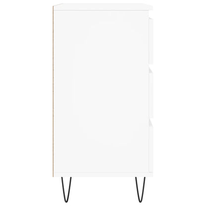 Příborník Bílý 60 X 35 X 70 Cm Kompozitní Dřevo