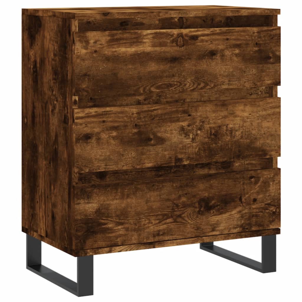 Příborník Kouřový Dub 60 X 35 X 70 Cm Kompozitní Dřevo